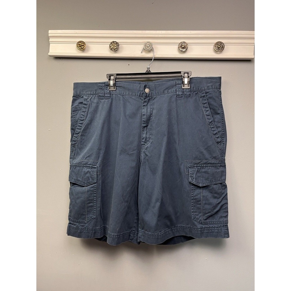 Columbia Cargo Shorts‎ Mens 42 Blue Cotton Casual Outdoors Pockets
